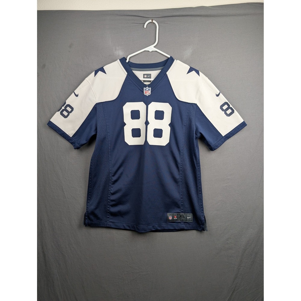 Nike Dez Bryant Dallas Cowboys NFL Jersey Youth XL 18/20 Blue White 88